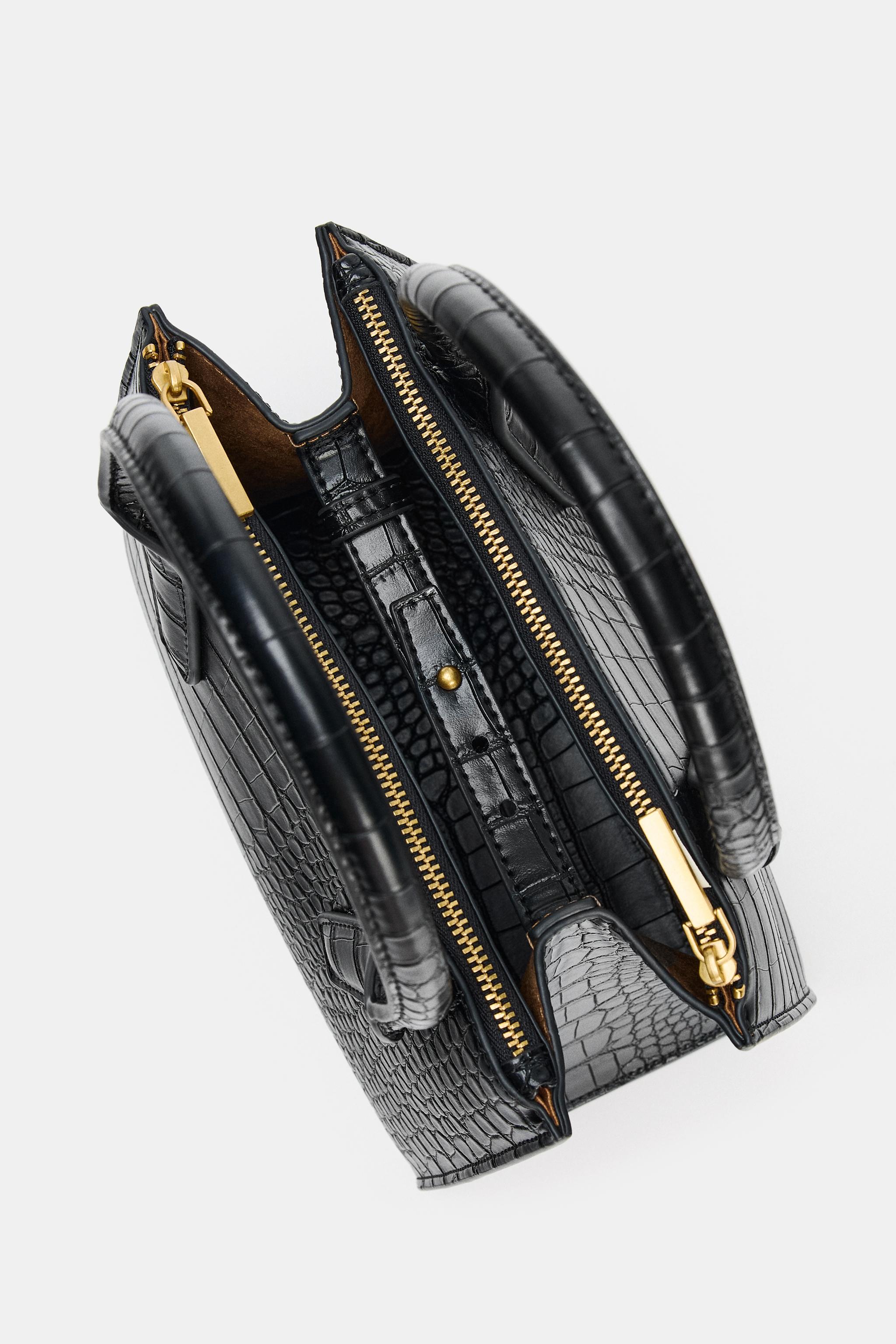 EMBOSSED MINI CITY BAG